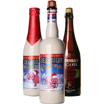 Selectie van amber bieren uit ons assortiment