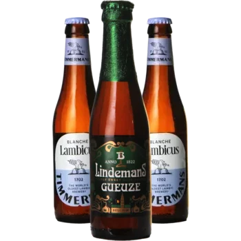 Auswahl von geuzebier Bieren aus unserem Sortiment