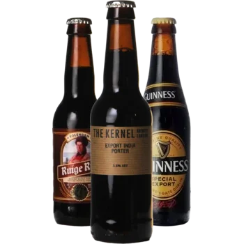 Auswahl von stout_export Bieren aus unserem Sortiment