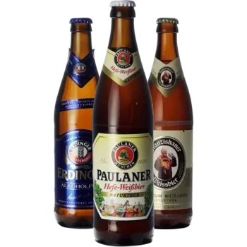 Selectie van weizen bieren uit ons assortiment