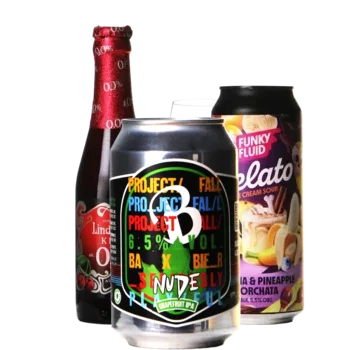 Selectie van fruit bieren uit ons assortiment