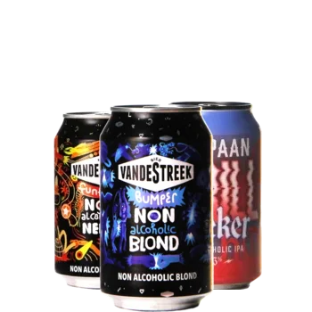 Selectie van alcoholarm bieren uit ons assortiment