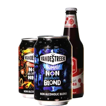Selectie van alcoholarm bieren uit ons assortiment