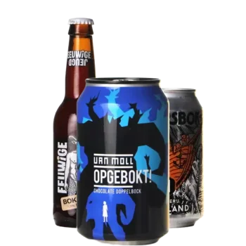 Selectie van herfstbock bieren uit ons assortiment