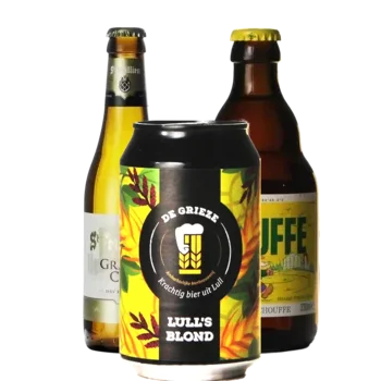 Selectie van blond bieren uit ons assortiment