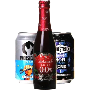 Selectie van alcoholarm bieren uit ons assortiment