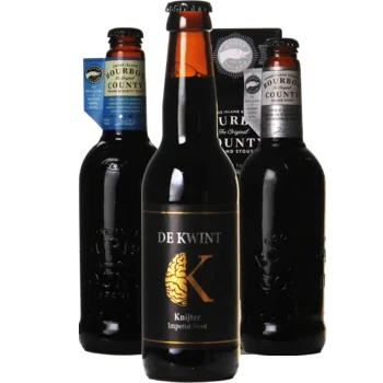 Auswahl von stout Bieren aus unserem Sortiment