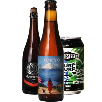 Selectie van tripel bieren uit ons assortiment