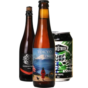 Selectie van tripel bieren uit ons assortiment