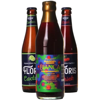 Selectie van fruit bieren uit ons assortiment