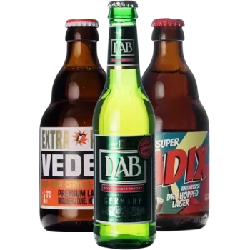 Selectie van pils bieren uit ons assortiment