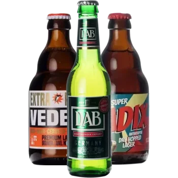 Selectie van pils bieren uit ons assortiment