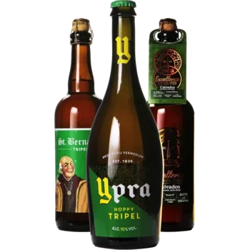 Auswahl von tripel Bieren aus unserem Sortiment
