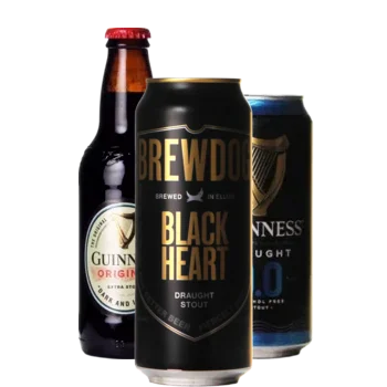 Auswahl von stout_dry Bieren aus unserem Sortiment