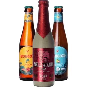 Auswahl von fruit Bieren aus unserem Sortiment