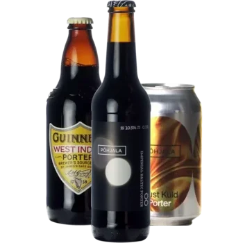 Selectie van porter bieren uit ons assortiment