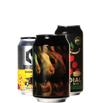 Auswahl von quadrupel Bieren aus unserem Sortiment