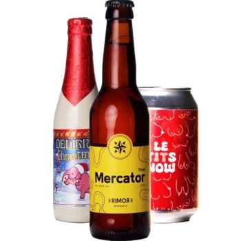 Auswahl von winterbier Bieren aus unserem Sortiment