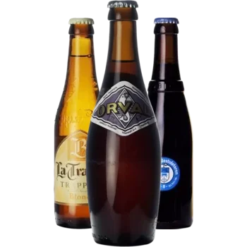 Auswahl von trappist Bieren aus unserem Sortiment
