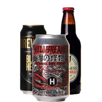 Selectie van stout_dry bieren uit ons assortiment